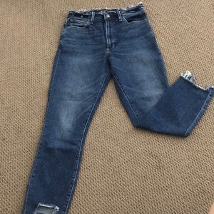 Abercrombie & Fitch high rise destroyed ankle